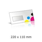 EA5/6 envelop met venster links