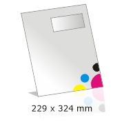 C4 envelop met venster rechts
