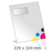 C4 envelop met venster links offset